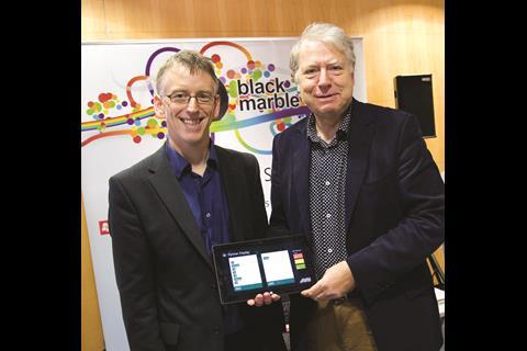 Richard Fennell and John Lewis IT director Paul Coby